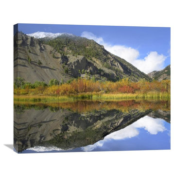 "Boulder Mountains Reflected In Beaver Pond, Idaho" Artwork, 30" x 24.9"