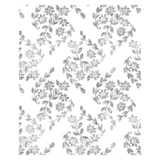 Morrible Black Floral Wallpaper