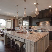 Painted sland kitchen