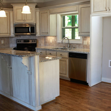 Paint Glazed and Stain Glazed with Rope Molding