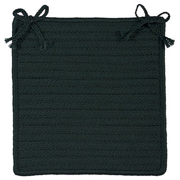 Colonial Mills Simply Home Solid Dark Green Chair Pad, Single