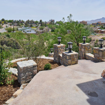 Hillside Backyard Renovation El Paso