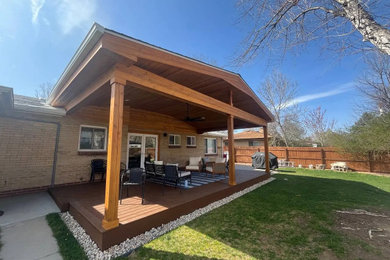 Inspiration for a contemporary deck remodel in Denver