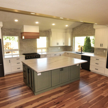 Kyle & Callie Kitchen/Laundry Remodel Before & After