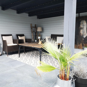 Construction Terrasse sur plots et aménagement paysager