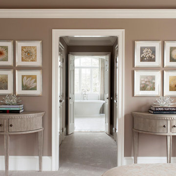 Transitional Master Bedroom in Saint Davids