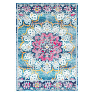 Withered Bloom In Bouquet Area Rug, 4'x6' - Contemporary - Area Rugs ...