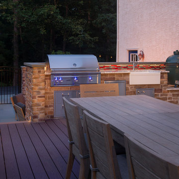 Rear Yard Deck and Patio Makeover