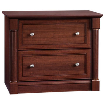 Catania Contemporary Wood 2-Drawer Lateral File Cabinet in Select Cherry