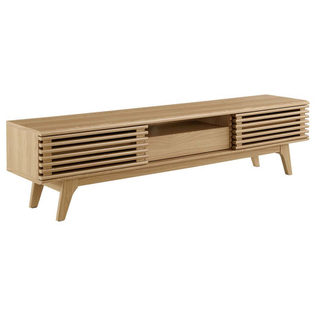 Render 70" TV Stand, Oak