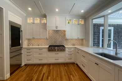 Transitional kitchen photo in Boston