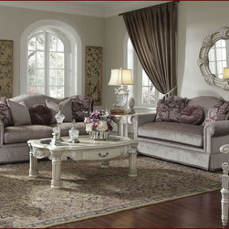 AICO Furniture - Living Room Set Monte Carlo II - AI-53815-LTMNK-00s - Fabric