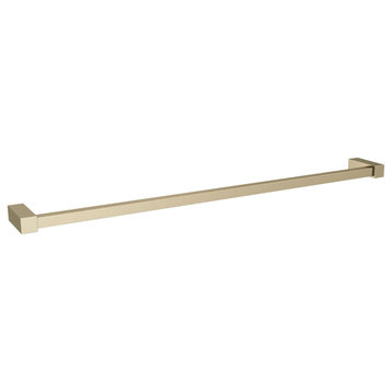 Amerock Monument Contemporary Towel Bar, Golden Champagne, 24" Center-to-Center