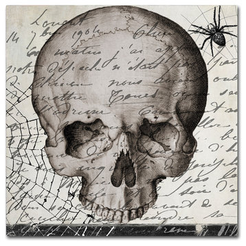 Color Bakery 'Halloween Skull' Canvas Art, 24x24