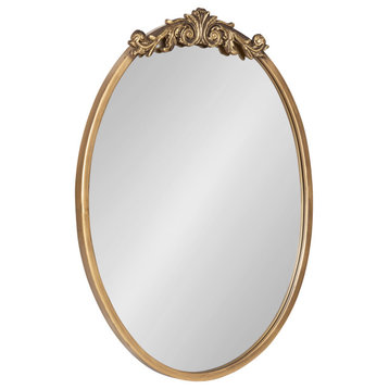 Arendahl Glam Ornate Mirror, Gold, 18x24