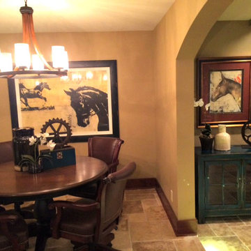 Equestrian Inspired Basement