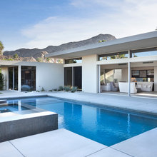 Pool and backyard