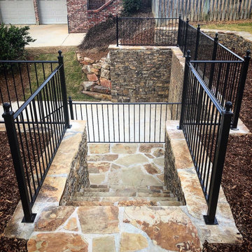 Retaining Wall Repair and Stone Veneer