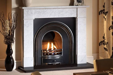 new invention - aluminum honeycomb composite marble fireplace