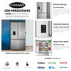 22.4 cu.ft. 3-Door French Door Refrigerator, Stainless Steel