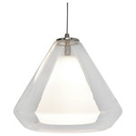 AFX Inc. - Armitage LED Pendant - 4000K - 120V - Satin Nickel, Clear - Features: