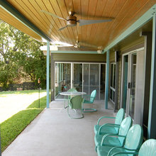 outside
