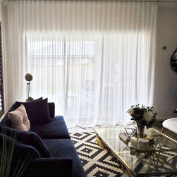 Sheer Curtains - Kasos in Moonlight - Curtains