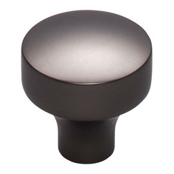 Top Knobs - Kinney Knob 1 1/8 Inch Ash Gray - Cabinet And Drawer Knobs
