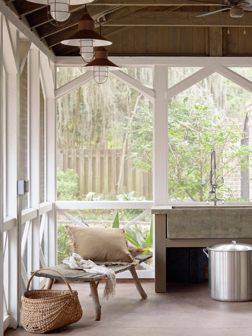 Screened Porch Lighting | Houzz