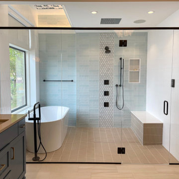 Creative Shower and Tub Option