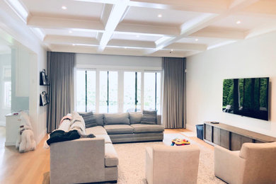 Living room - living room idea in New York