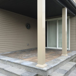 Wood to Stone Deck - Landscaping Stones And Pavers