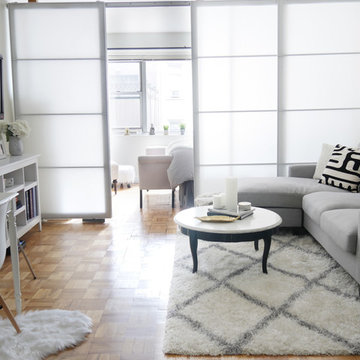 Before/ After: Chic Meets Glam Inside a NYC Studio Apartment