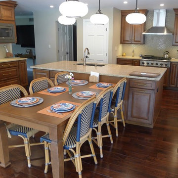 Spacious kitchen with room to entertain.