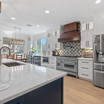 Custom kitchen after a nightmare!