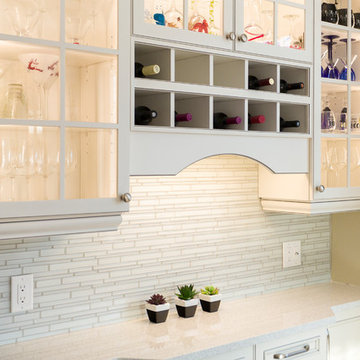 Traditional Renovation with Copper sink and Rangehood