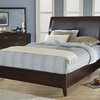 Modus Urban Loft Low Profile Sleigh Bed in Chocolate Brown - California King
