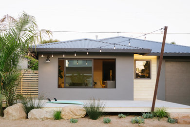 Example of a beach style exterior home design in San Luis Obispo