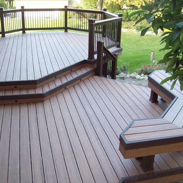Two stage angular TREX TRANSCENDS TIKI TORCH DECK