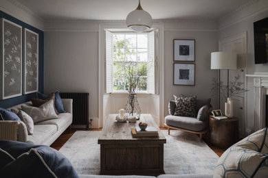 Classic living room in Cornwall.