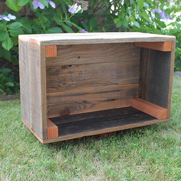 Reclaimed Redwood Planter Boxes