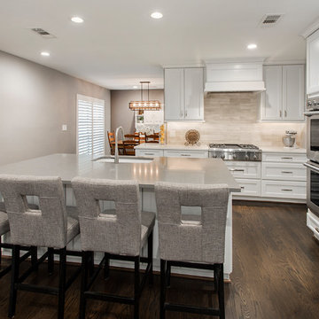 Scott Circle Kitchen & Living Room