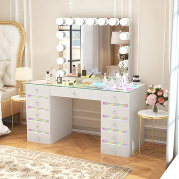 Hollywood Vanity Mirrors & Dressing Tables