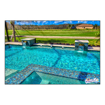 (Szafranski) Fort Myers, FL Superior Pools Custom Swimming Pool And Spa.