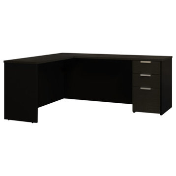 Pro-Concept Plus L-Desk, Deep Gray/Black
