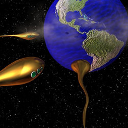 Keith Stone "earth control" 11 x 15"  on aluminum 1/5 - Fine Art Prints