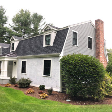 James Hardie Siding with Pella Windows and new deck