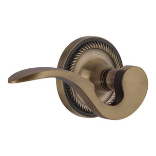 Satcher Dummy Door Knob with Knurled Lever Handle