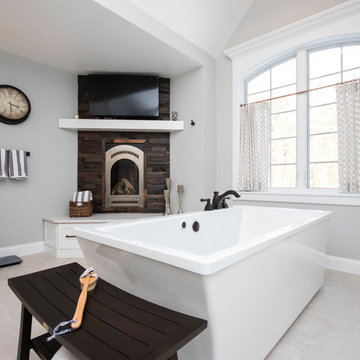 Rustic Elegance Master Bathroom Suite