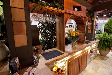 Example of a trendy patio design in Cincinnati